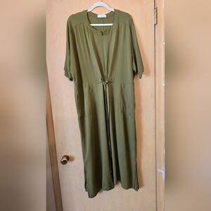Odd Bird Co Olive Ruya Tunic XS/S - Pre-owned With Damage To Fabric